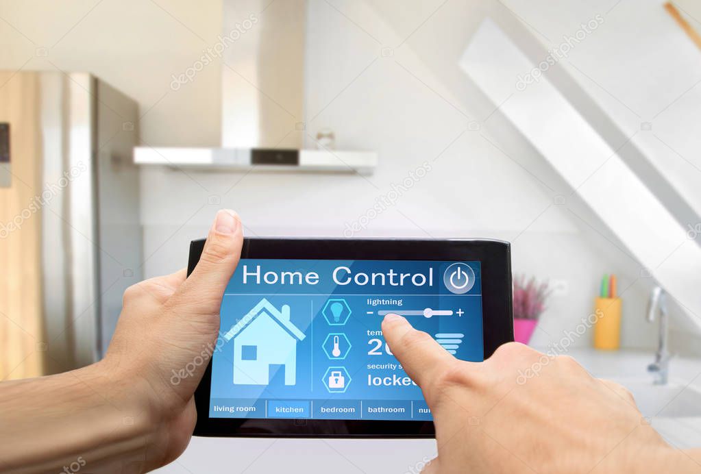 home control device tablet