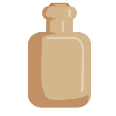 Beyaz arka planda izole edilmiş bir grip hastası için kauçuk ısıtma yastığı