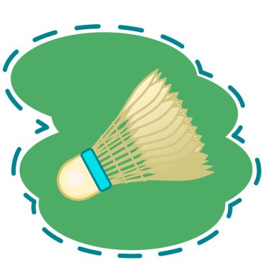 Mekik siki simgesi. Düz tasarım stili modern vektör çizimi. Renkli arka planda izole edilmiş. Düz, uzun gölge simgesi. Düz dizayndaki elementler.