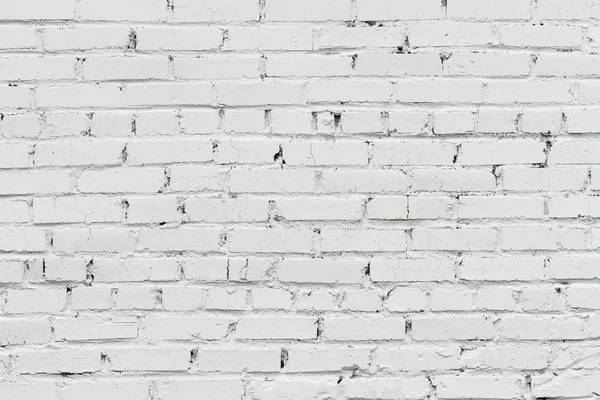 Λευκό φόντο τοίχο τούβλο — Φωτογραφία Αρχείου