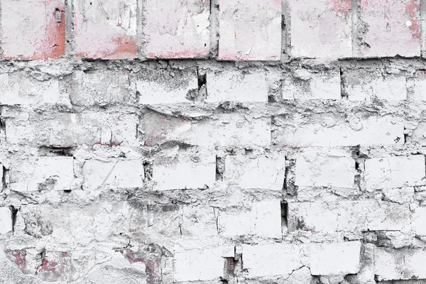 Beyaz tuğla duvar arkaplanı — Stok fotoğraf