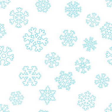 Sorunsuz Kış Noel tatil desen. Beyaz kar taneleri ile duvar kağıdı. Yeni yıl arka plan çizmek