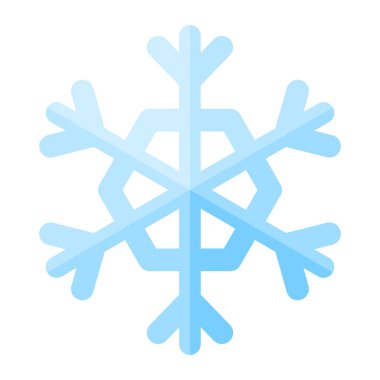 Kar tanesi mavi kristal simgesi