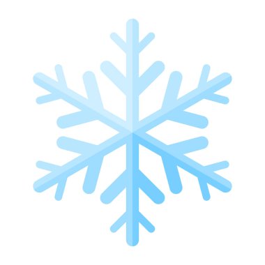 Kar tanesi mavi kristal simgesi