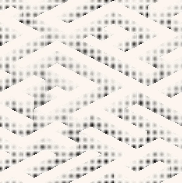 Das Labyrinth, ein endloses, nahtloses Muster — Stockvektor