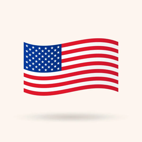 Flag of the United States. — Stock Vector