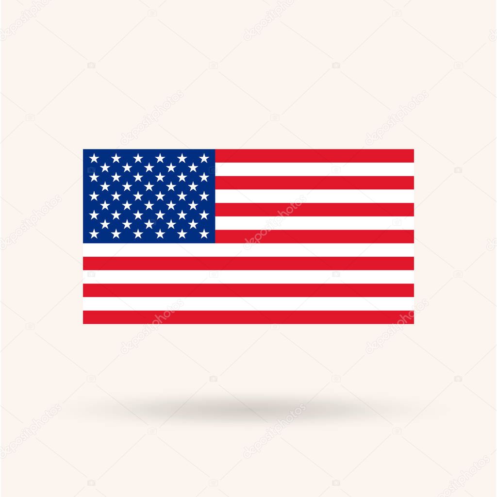 bandeira dos Estados Unidos — Vetores de Stock © Sergt #141569668