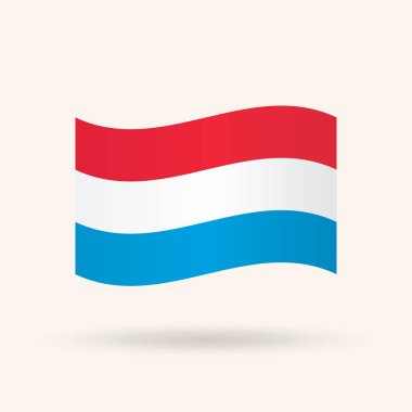 Lüksemburg Bayrağı.