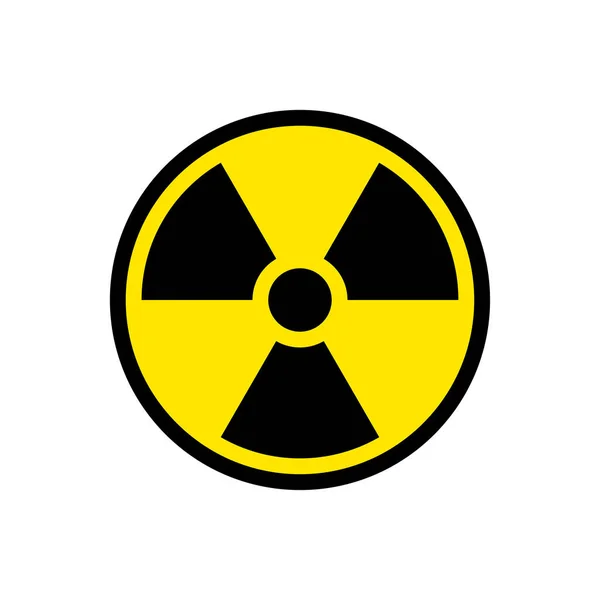 Symbol for fareskilt for stråling – stockvektor