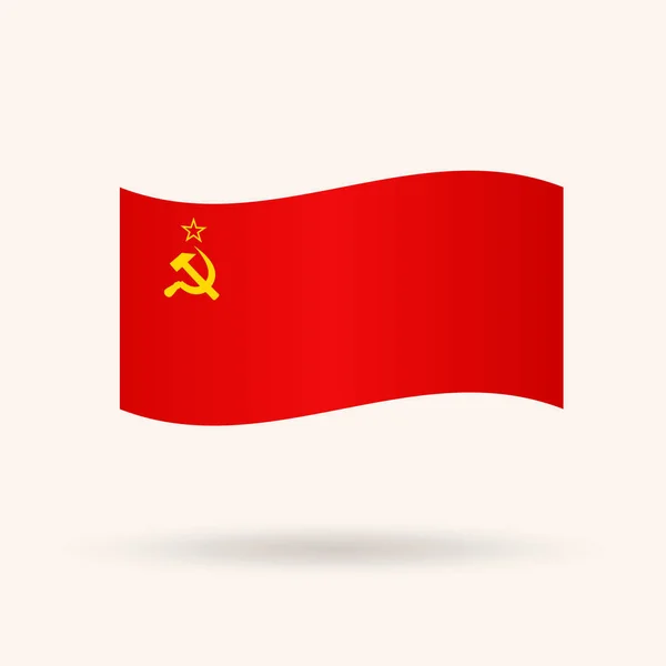苏联国旗。苏联国旗 — 图库矢量图片