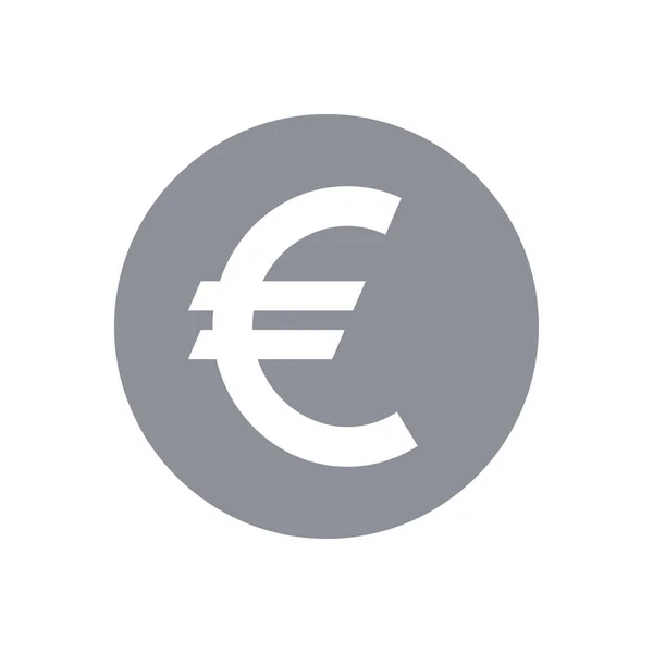 Euro jel ikon — Stock Vector