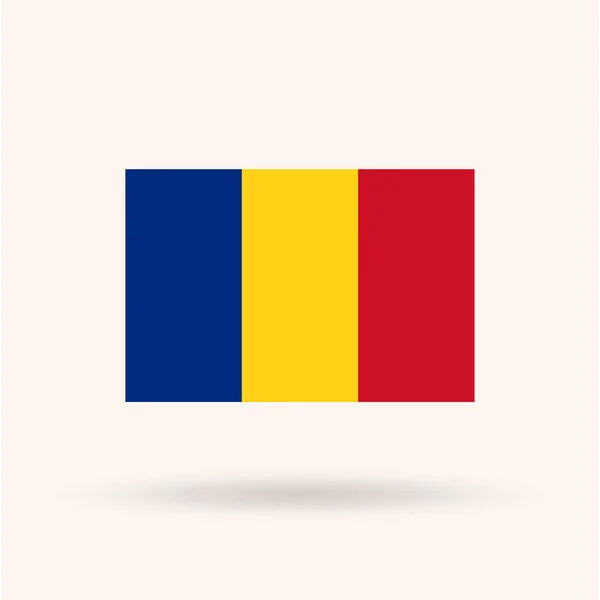 Flaga Rumunii — Wektor stockowy