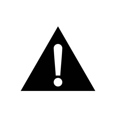 Uyarı işareti vektör simgesi