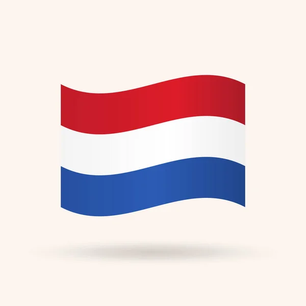 Vlajka Nizozemska — Stockový vektor