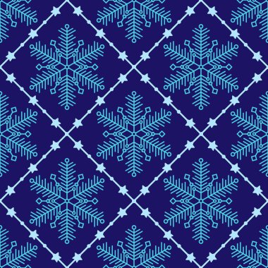 Kar taneleriyle kusursuz desen