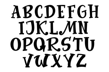 Beyaz arka planda 3 boyutlu efektli parlak ve renkli çizgi roman çocuk alfabesi. Dekoratif tasarım için modaya uygun yazı tipi. Kolay hatırlama vektör illüstrasyonu