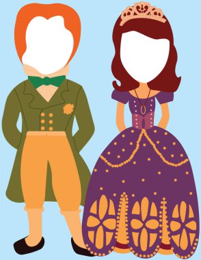 Prens ve Prenses Duvar Fotoğrafı Çekiyor