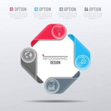 Infographic için vektör öğeleri.