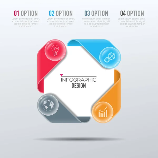 Elementi vettoriali per infografica . — Vettoriale Stock