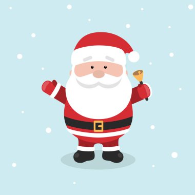 Çizgi film Noel Baba Your Noel ve yılbaşı tebrik tasarım veya animasyon için.