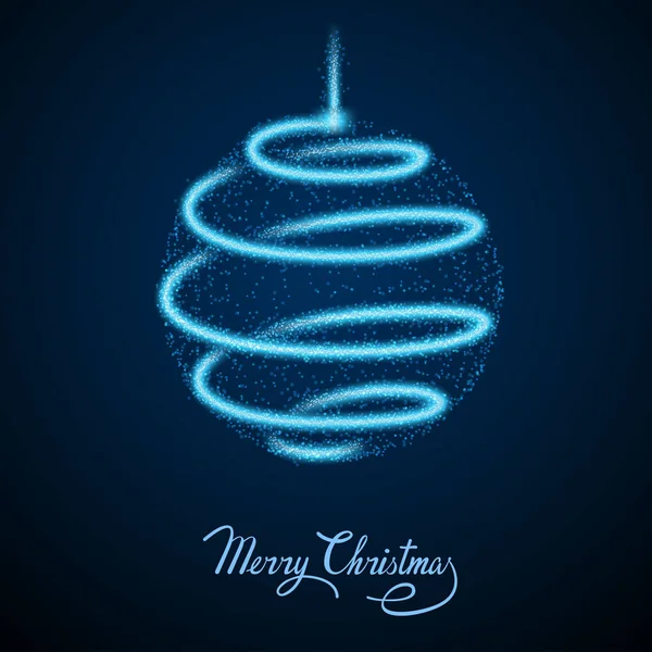 Soyut Işık Noel ağacı oyuncak top şeklinde kıvılcım.