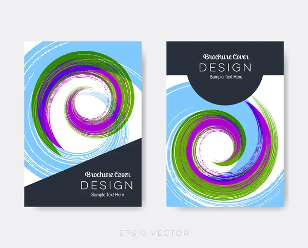 Kreative moderne Broschüren-Design-Vorlagen — Stockvektor