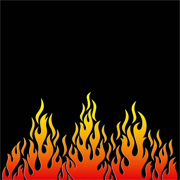 Black vector fire flame design element vector illustration © blumer1979  (#7789681)