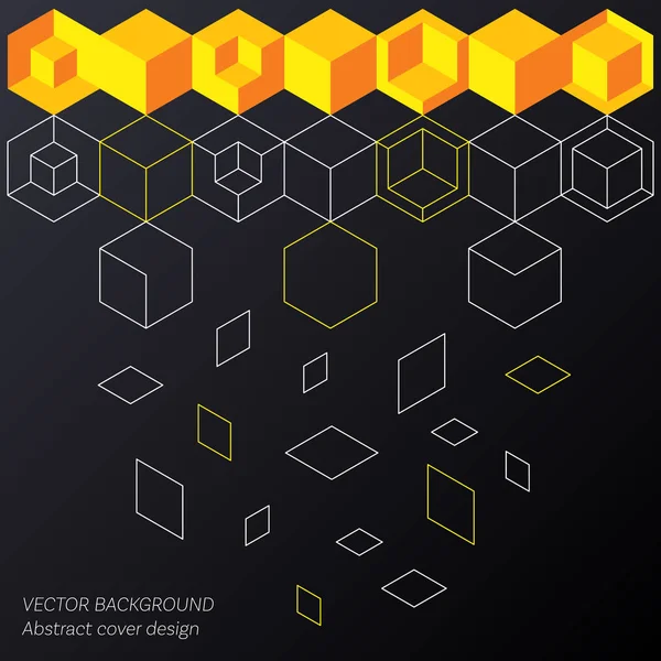 Cover-Design moderne Technologie — Stockvektor