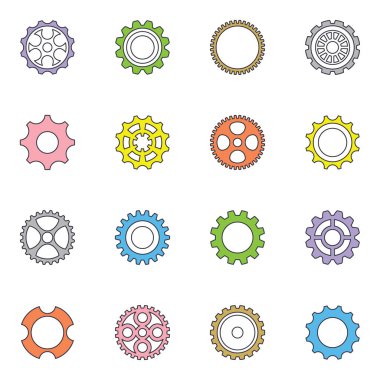 Vektör çarkları ve Gears'ı ayarla
