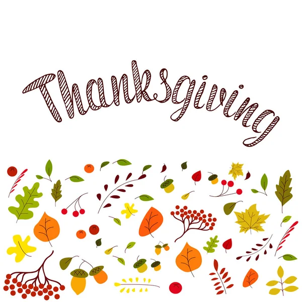 İlham için Şükran Günü kartı, davetiye kartı