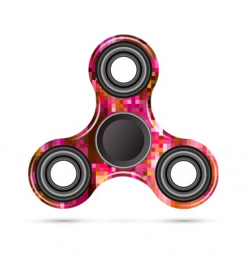 Spinner mozaik tasarlamak vektör