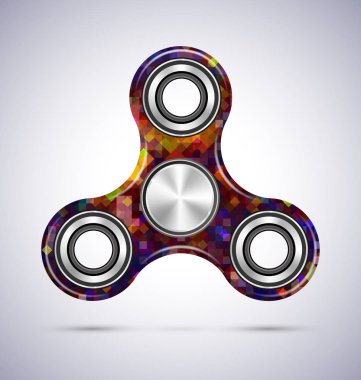 Spinner renkli mozaik tasarlamak