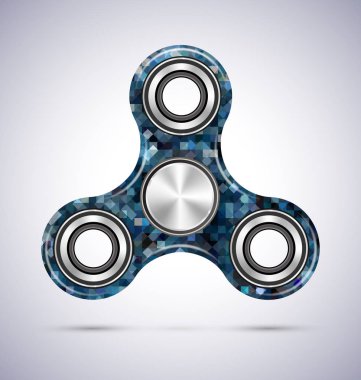 Spinner mavi mozaik tasarlamak