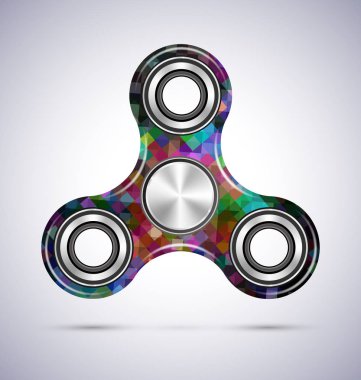 Spinner mozaik tasarlamak vektör