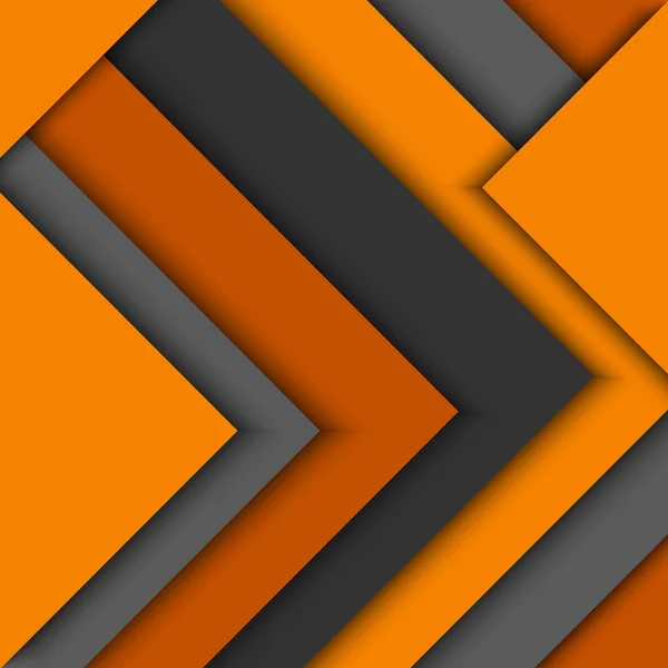 Abstrato laranja cinza triângulos fundo — Vetor de Stock