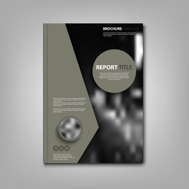 Broşürler kitap ya da soyut modern tasarım şablonu ile el ilanı