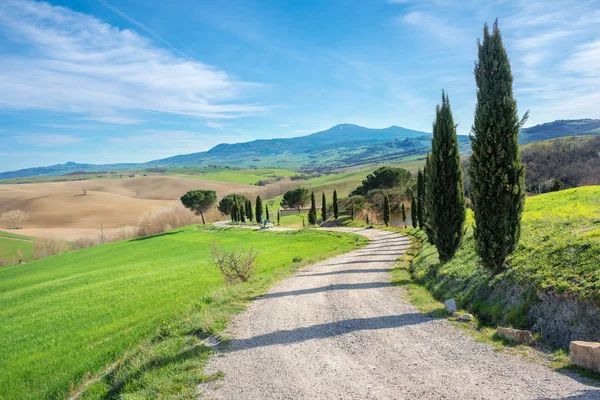 Cuntryside en Val d 'Orcia provincia —  Fotos de Stock