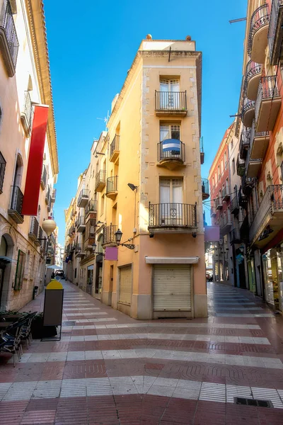 Figueres street, Catalonia — Stockfoto