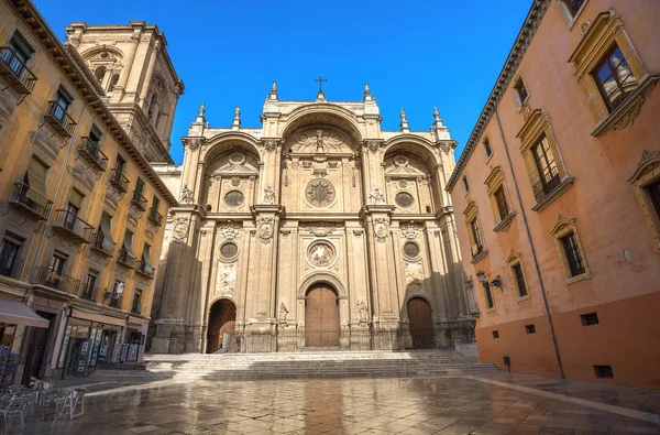 Catedral de Granada. Plaza Pasiegas — Fotografia de Stock