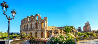 Ancient roman amphitheater  clipart