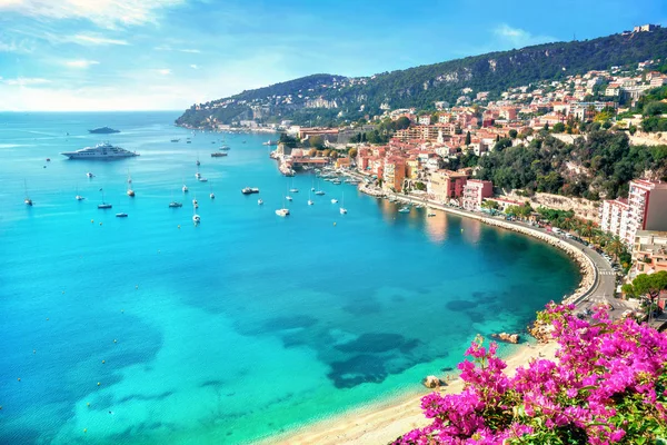Lüks resort Villefranche Sur Mer. Fransız Rivierası, Cote d Azur, Fransa