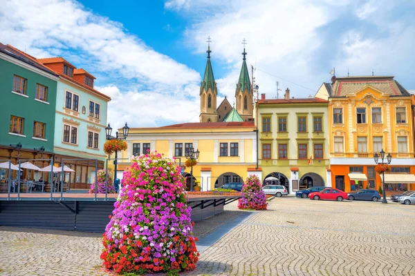Пейзаж Главной Площадью Кромержиж Старый Город Моравии Чехия — стоковое фото