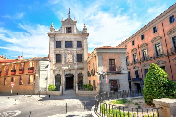 Άποψη Της Εκκλησίας Iglesia Catedral Castrense Στρατιωτικός Καθεδρικός Ναός Μαδρίτη — Φωτογραφία Αρχείου