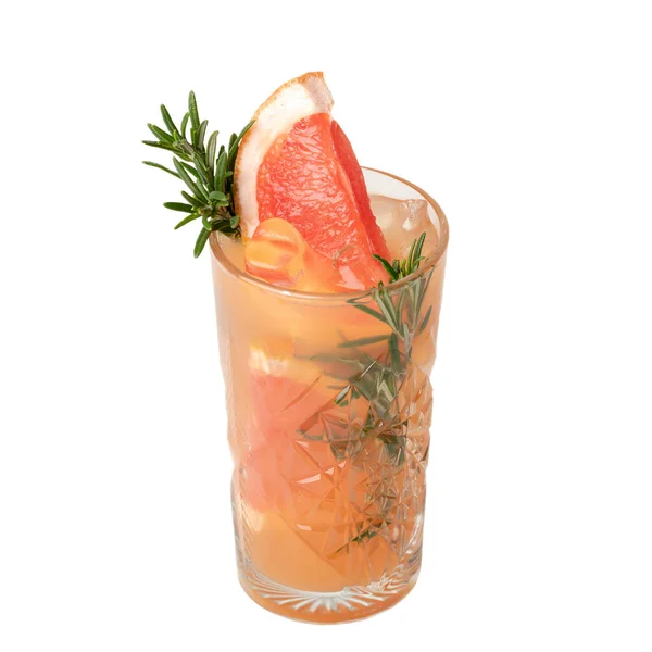 Kalter Cocktail-Drink Isolation auf einem weißen Stockbild