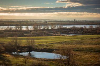 Gniew 'deki Vistula Nehri Vadisi, Pomorskie, Polonya