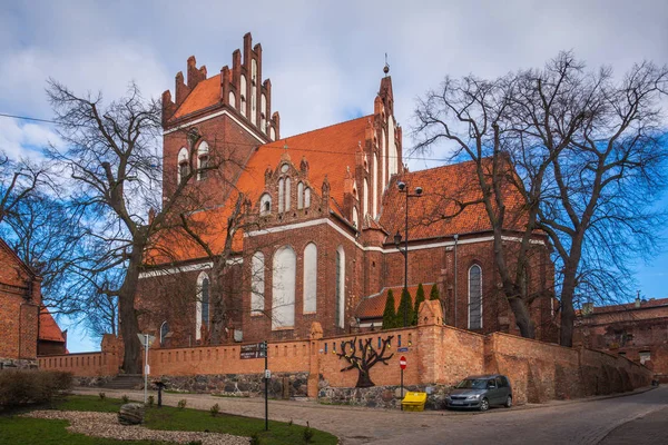 Kyrkan i Gniew stad, Pomorskie, Polen — Stockfoto