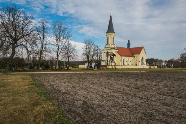 Födelsekyrkan Jungfru Maria Pieczyska Mazowieckie Polen — Stockfoto