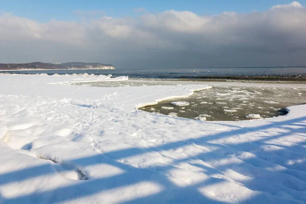 Sopot Pomorskie Polonya Kışın Baltık Denizi — Stok fotoğraf