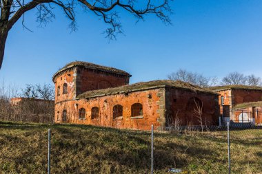 Polonya 'nın Nowy Dwor Mazowiecki kentindeki Fort Modlin (Top Karakolu)