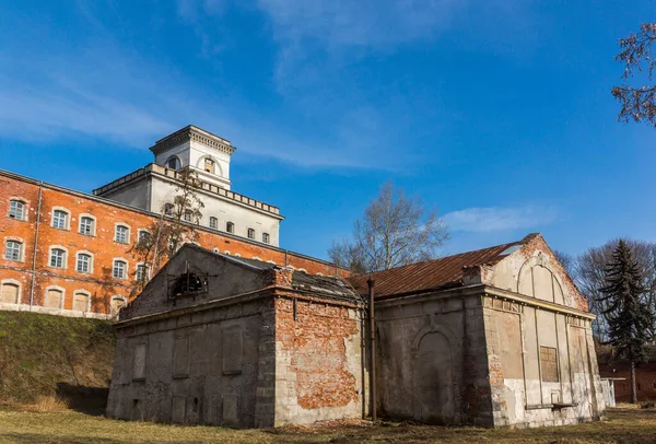 Fortezza Modlin Torre Bianca Nowy Dwor Mazowiecki Polonia — Foto Stock